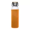 Üveg ivópalack neoprén tokban, 600 ml (ø 7 x 24,5 cm, Narancssárga)