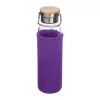 Üveg ivópalack neoprén tokban, 600 ml (ø 7 x 24,5 cm, Lila)