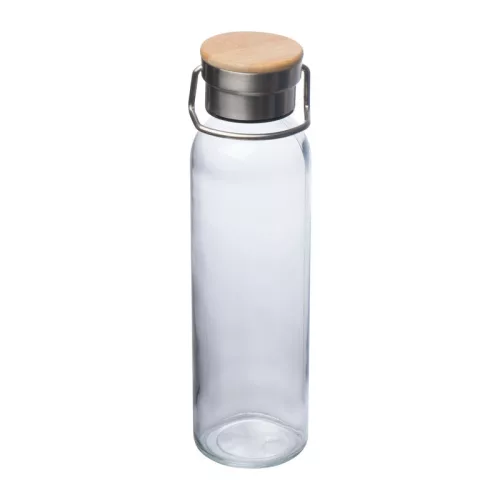Üveg ivópalack neoprén tokban, 600 ml (ø 7 x 24,5 cm, Lila)