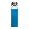 Üveg ivópalack neoprén tokban, 600 ml (ø 7 x 24,5 cm, Világos Kék)