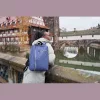 Vízálló laptop hátizsák (Kék)
