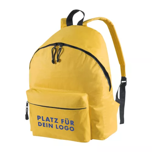 Poliészter hátizsák (Sárga)