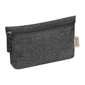 Cipzáras kozmetikai táska (Fekete)