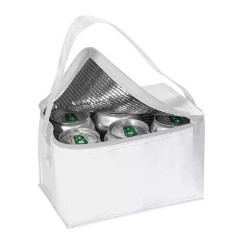 Mini hűtőtáska vállpánttal (Fehér)