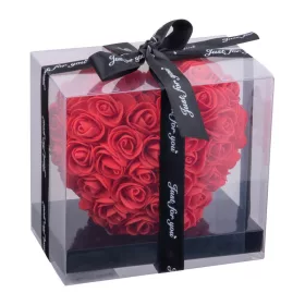 Mű rózsa szív formában