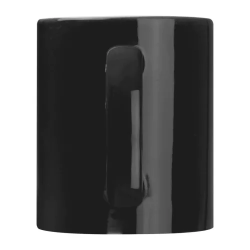 Kerámia kávés bögre, 300 ml (ø 8 × 9,5 cm, Fekete)