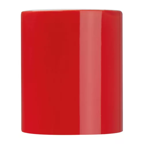 Kerámia kávés bögre, 300 ml (ø 8 × 9,5 cm, Piros)