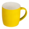 Gumírozott kerámia bögre, 300 ml (ø 8,4 × 9,2 cm, Sárga)