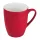 Gumírozott kerámia bögre, 300 ml (ø 8 × 10,5 cm, Piros)