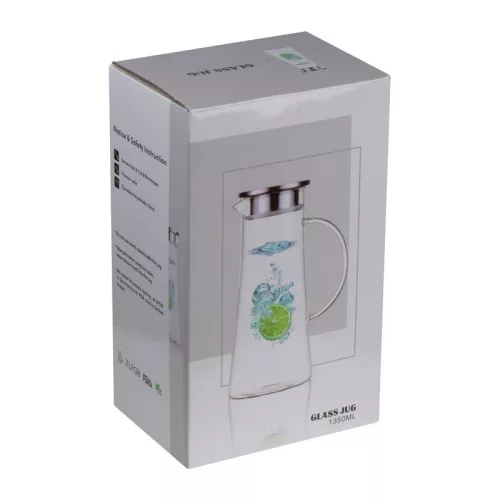 Üveg kancsó, 1350 ml