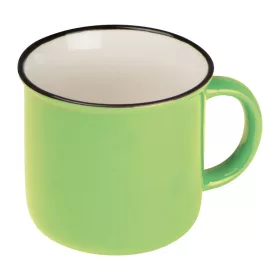 Kerámia bögre, 350 ml (ø 8,9 × 8,2 cm, Zöld)