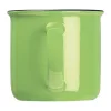 Kerámia bögre, 350 ml (ø 8,9 × 8,2 cm, Zöld)