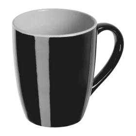 Színes kerámia bögre, 300 ml (ø 8,7 × 10,6 cm, Fekete)