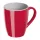 Színes kerámia bögre, 300 ml (ø 8,7 × 10,6 cm, Piros)