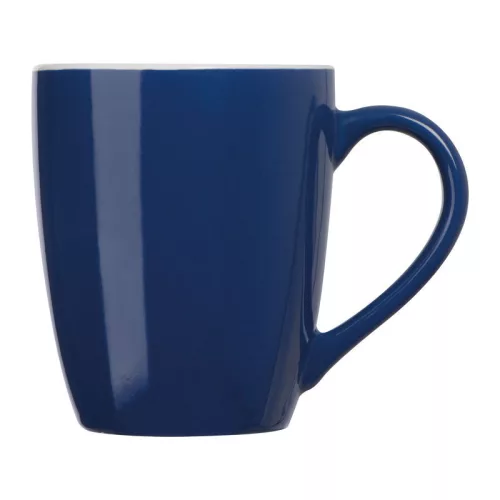 Színes kerámia bögre, 300 ml (ø 8,7 × 10,6 cm, Sötétkék)