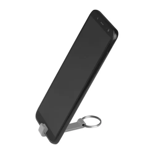 Üvegnyitó és mobiltartó kulcstartóval (Szürke)