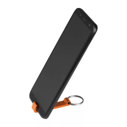 Üvegnyitó és mobiltartó kulcstartóval (Narancssárga)