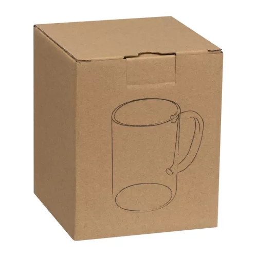 Üvegbögre színes füllel, 250 ml (ø 7 × 10,1 cm, Zöld)