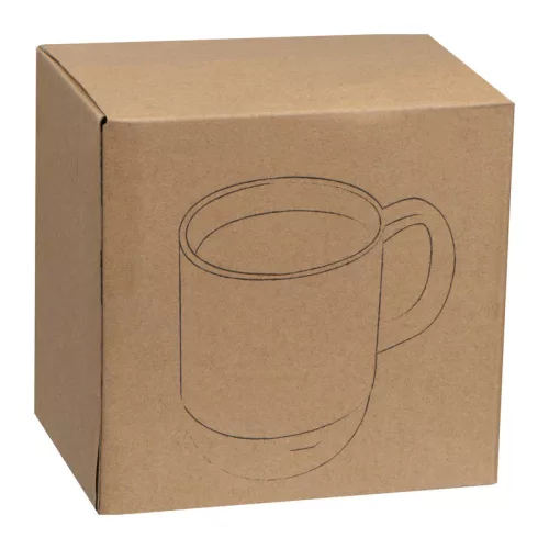 Kerámia bögre parafa aljjal, 350 ml (ø 8,6 × 11,3 cm, Fekete)