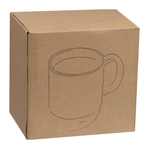 Kerámia bögre parafa aljjal, 350 ml (ø 8,6 × 11,3 cm, Fehér)