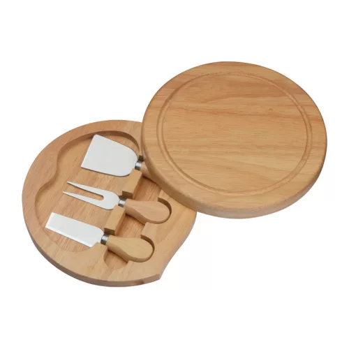 Fából készült sajtszett