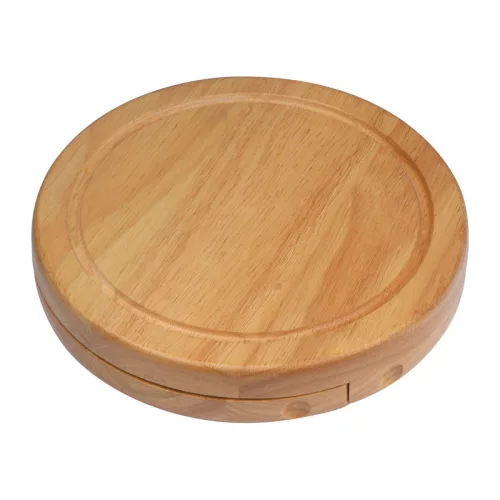 Fából készült sajtszett