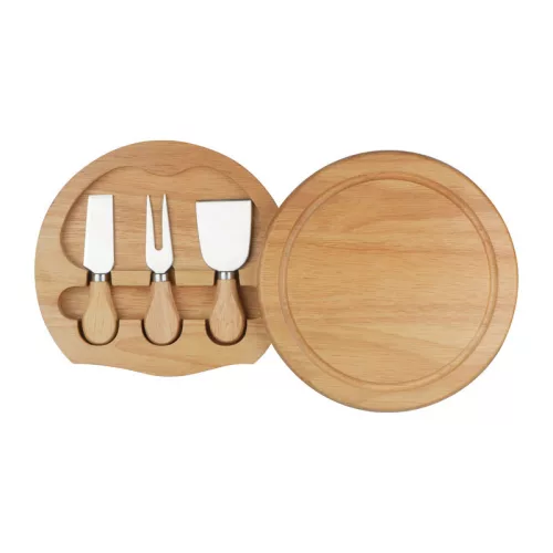 Fából készült sajtszett