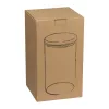 Boroszilikát üvegedény fa tetővel, 1000 ml