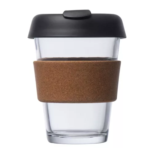 Boroszilikált üvegbögre, 350 ml