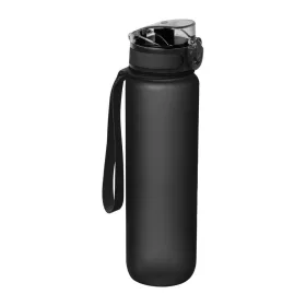  Tritánból készült sport ivópalack, 1000 ml (ø 7,5 × 28,5 cm, Fekete)