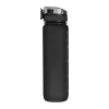 Tritánból készült sport ivópalack, 1000 ml (ø 7,5 × 28,5 cm, Fekete)
