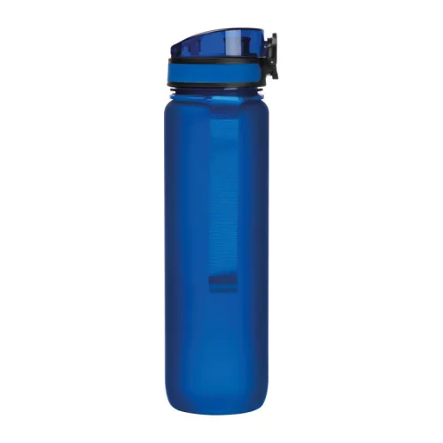 Tritánból készült sport ivópalack, 1000 ml (ø 7,5 × 28,5 cm, Kék)