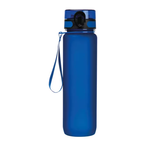 Tritánból készült sport ivópalack, 1000 ml (ø 7,5 × 28,5 cm, Kék)