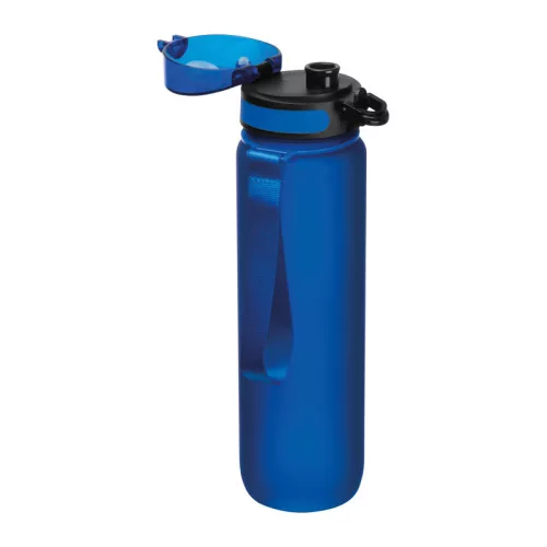 Tritánból készült sport ivópalack, 1000 ml (ø 7,5 × 28,5 cm, Kék)