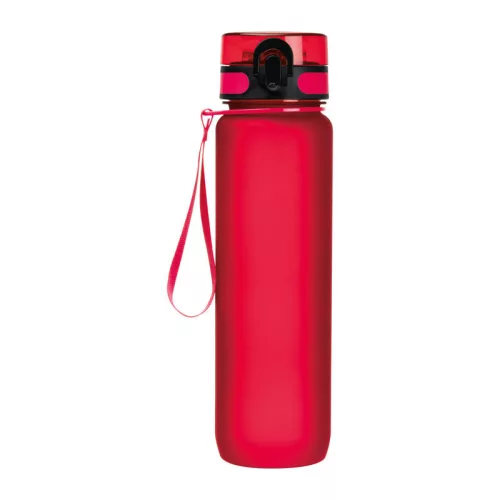 Tritánból készült sport ivópalack, 1000 ml (ø 7,5 × 28,5 cm, Piros)