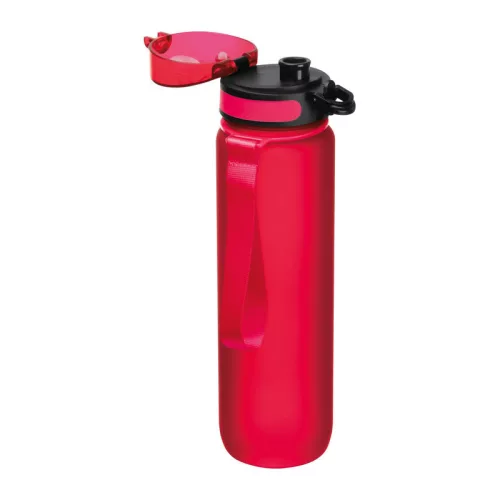 Tritánból készült sport ivópalack, 1000 ml (ø 7,5 × 28,5 cm, Piros)