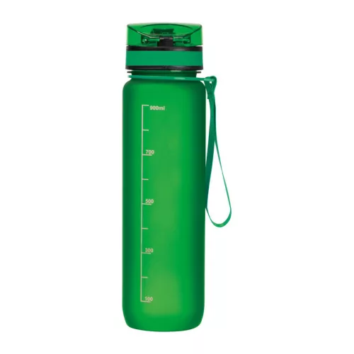 Tritánból készült sport ivópalack, 1000 ml (ø 7,5 × 28,5 cm, Zöld)