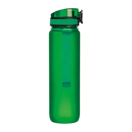 Tritánból készült sport ivópalack, 1000 ml (ø 7,5 × 28,5 cm, Zöld)