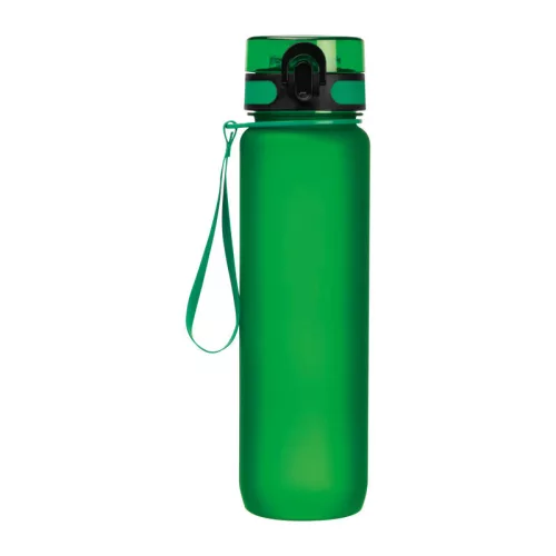Tritánból készült sport ivópalack, 1000 ml (ø 7,5 × 28,5 cm, Zöld)