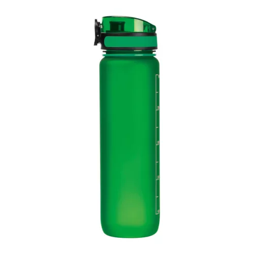 Tritánból készült sport ivópalack, 1000 ml (ø 7,5 × 28,5 cm, Zöld)