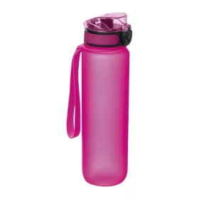   Tritánból készült sport ivópalack, 1000 ml (ø 7,5 × 28,5 cm, Rózsaszín)