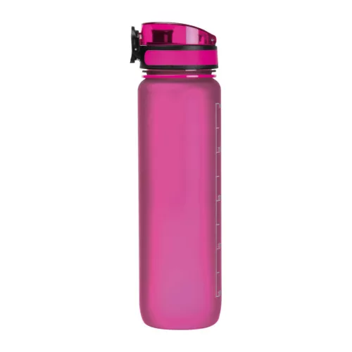 Tritánból készült sport ivópalack, 1000 ml (ø 7,5 × 28,5 cm, Rózsaszín)
