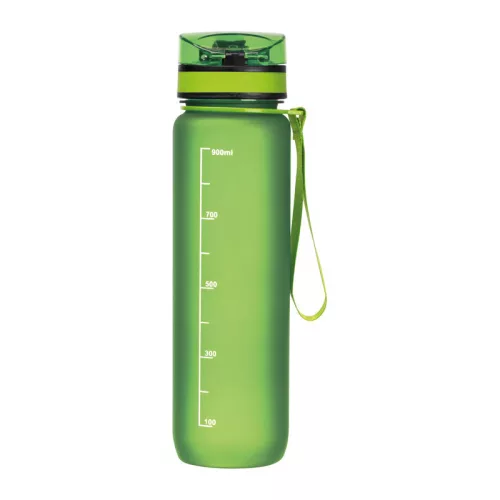 Tritánból készült sport ivópalack, 1000 ml (ø 7,5 × 28,5 cm, Világos Zöld)