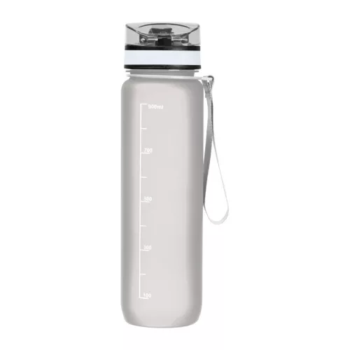 Tritánból készült sport ivópalack, 1000 ml (ø 7,5 × 28,5 cm, Áttetsző)