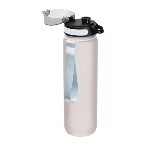 Tritánból készült sport ivópalack, 1000 ml (ø 7,5 × 28,5 cm, Áttetsző)