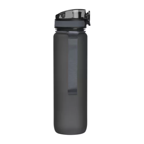 Tritánból készült sport ivópalack, 1000 ml (ø 7,5 × 28,5 cm, Sötétszürke)