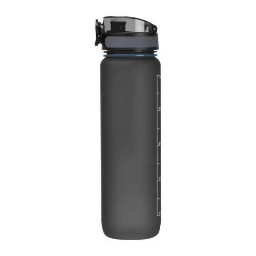 Tritánból készült sport ivópalack, 1000 ml (ø 7,5 × 28,5 cm, Sötétszürke)