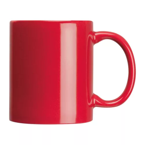 Kerámia bögre, 300 ml (ø 8,2 × 9,5, Piros)