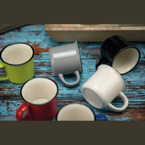 Eszpresszó csésze, 60ml (ø 5,9 x 5 cm, Piros)