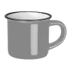 Eszpresszó csésze, 60ml (ø 5,9 x 5 cm, Szürke)
